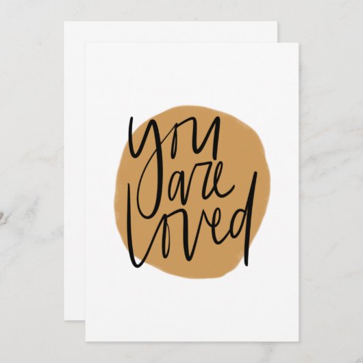 je bent dol op geel bedankkaart (Voorkant / Achterkant)