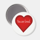 Je bent dol op hart-positief magneet (Voorkant / Achterkant)