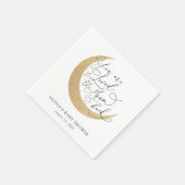 Je bent dol op het Moon Baby shower Napkins Servet (Hoek)