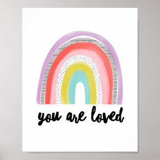 Je bent dol op | Regenboog Poster