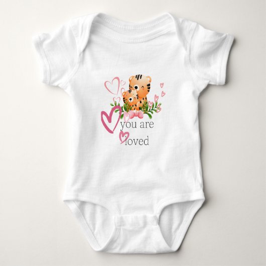 Je bent dol op Tiger Bodysuit. Romper (Voorkant)