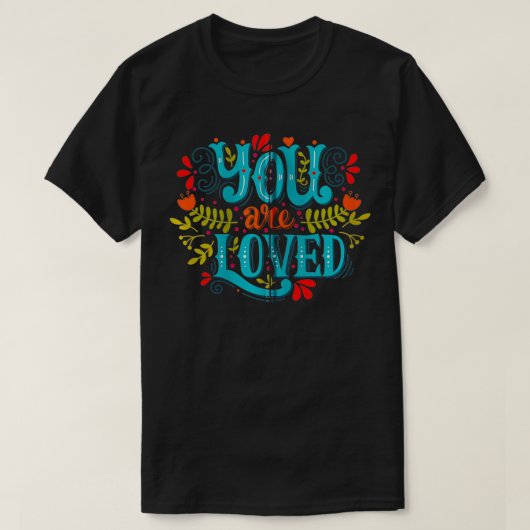 Je bent dol op Zip T-shirt (Design voorkant)