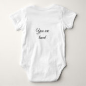 Je bent dol op zonmotivatie citeert een doordacht  romper (Achterkant)