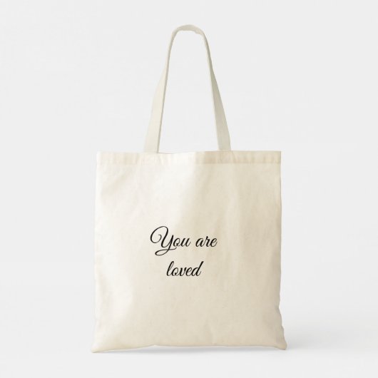 Je bent dol op zonmotivatie citeert een doordacht  tote bag (Achterkant)