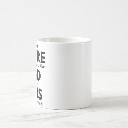 Je bent dood voor ons, collega die cadeau achterla koffiemok (Center)