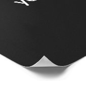 Je bent dood voor ons, collega gaat weg, grappig poster (Hoek)