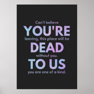 Je bent dood voor ons! - R.I.P. Verrader!: Collega Poster