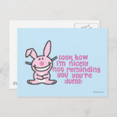 Je bent Dumb Briefkaart (Voorkant / Achterkant)