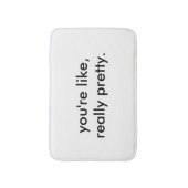 Je bent echt Bath Mat (Voorkant Verticaal)