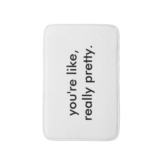 Je bent echt Bath Mat (Voorkant Verticaal)