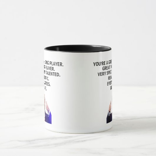 Je bent echt een geweldige Mahjong-speler, Trump Mok (Midden)