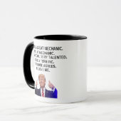 Je bent echt een geweldige monteur, grappige Trump Mok (Voorkant links)
