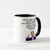 Je bent echt een geweldige monteur, grappige Trump Mok (Voorkant rechts)
