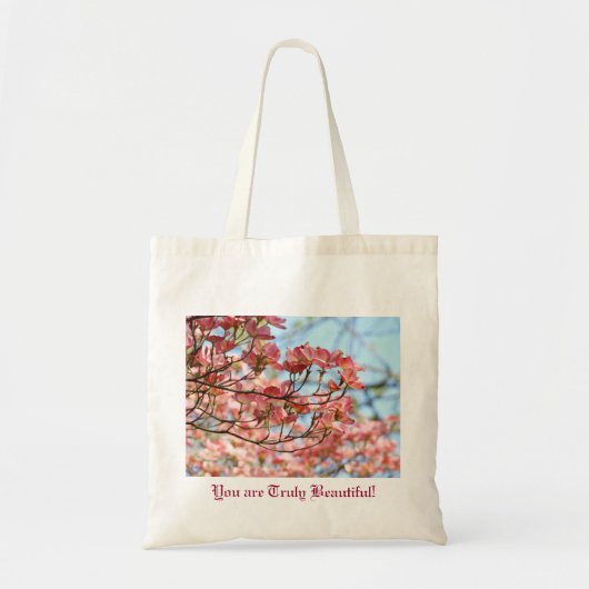 Je bent echt mooi! Canvas tas giften Dogwood (Voorkant)