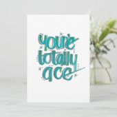 Je bent een Ace Hand Drawn Friendship Kaart (Staand voorkant)