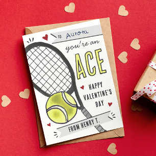 Je bent een Ace Tennis Classroom Valentijnsdag Kaa Kaart