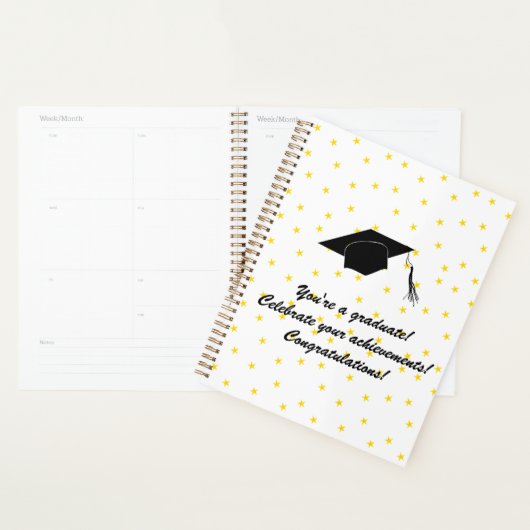 Je bent een afstuderen! Viel je verworvenheden! Planner (Display)