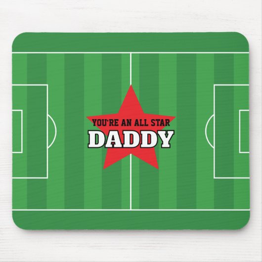 Je bent een All Star Soccer Field gepersonaliseerd Muismat (Voorkant)