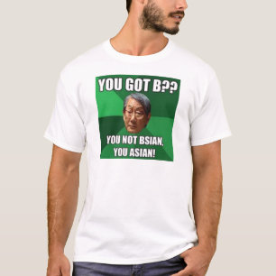 Je bent een aziatische niet-Aziatische meme T-shirt