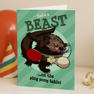 Je bent een Beast! Ping Pong Binturong Bearcat