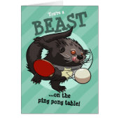 Je bent een beest! Ping Pong Binturong Bearcat (Voorkant)