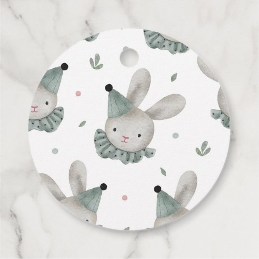 Je bent een beetje Schattig-Bunny-Rustic Bedankjes Labels (Achterkant)