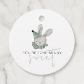 Je bent een beetje Schattig-Bunny-Rustic Bedankjes Labels (Voorkant)