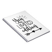 je bent een beperkte editie milestone verjaardagsk notitieboek (Rechterzijde)