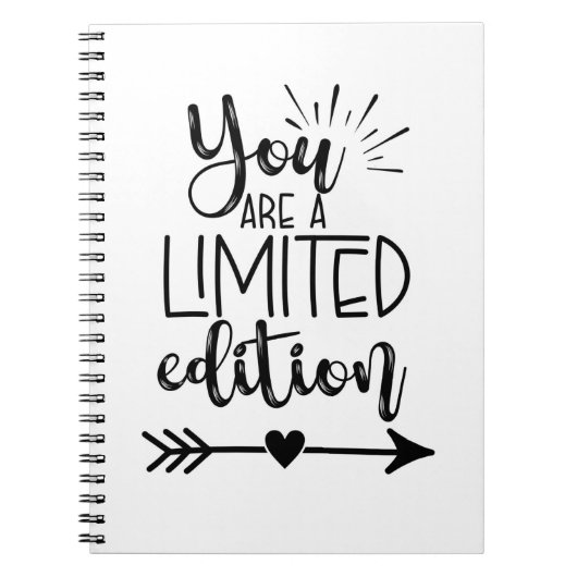 je bent een beperkte editie milestone verjaardagsk notitieboek (Voorkant)