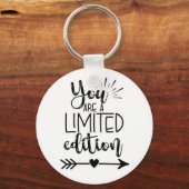 je bent een beperkte editie milestone verjaardagsk sleutelhanger (Voorkant)