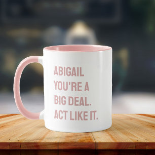 Je bent een big deal: Eigen IT Motivatie aangepast Mok