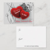 Je bent een bijzondere Valentijn Notitiekaartje (Voorkant / Achterkant)