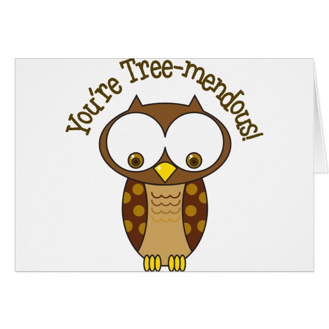 Je bent een boom-Mendous (Voorkant Horizontaal)