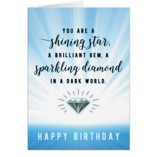 Je bent een Briljant Gem, een mousserende Diamond 