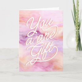 Je bent een cadeauleraarsvriend. kaart