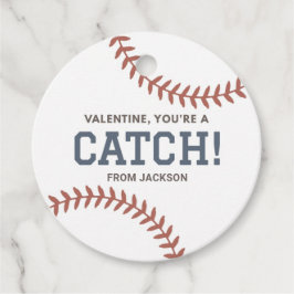 Je bent een Catch Baseball Valentijnsdag Bedankjes Labels
