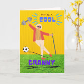 Je bent een Cool Granny Grandouders Day Kaart (Gele Bloem)