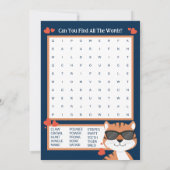 Je bent een coole kat Kinder Valentijnsdag Kaart (Achterkant)