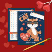 Je bent een coole kat Kinder Valentijnsdag Kaart