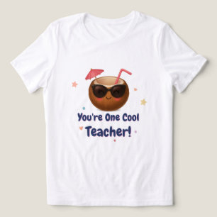 Je bent een coole leraar - Grappig Kokosnoot T-shi Tri-Blend Shirt