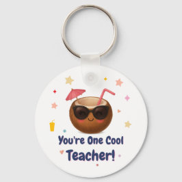 Je bent een coole leraar - Schattige kokosnoot Afs Sleutelhanger