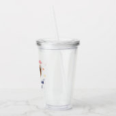 Je bent een coole leraar - Schattigee kokosnoot ca Acryl Drinkbeker (Links)