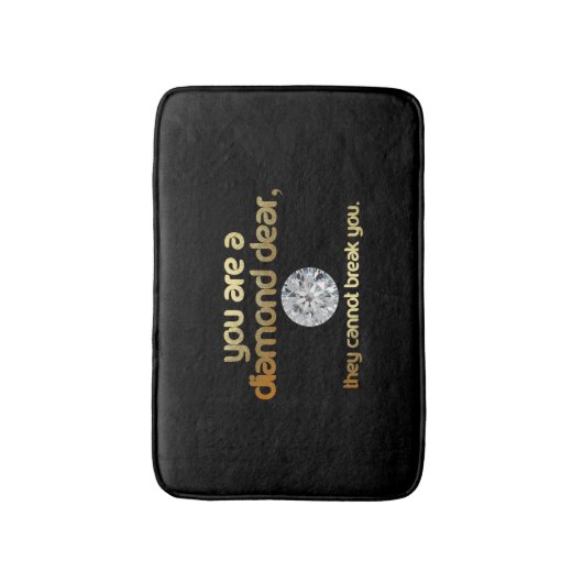 Je bent een Diamond Beste.. Bath Matt Badmat (Voorkant Verticaal)