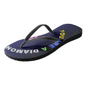 "Je bent een Diamond Teenslipper" Teenslippers (Schuin)