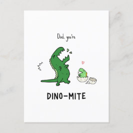 Je bent een Dino-mite Briefkaart