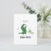 Je bent een Dino-mite Briefkaart (Staand voorkant)