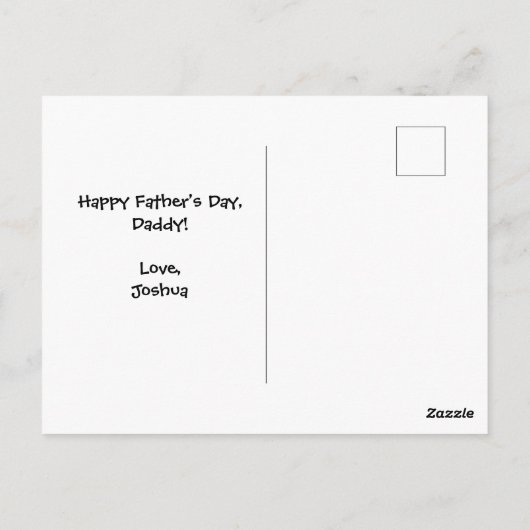 Je bent een Dino-mite Briefkaart (Achterkant)