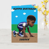 Je bent een-doolhof-ing zwarte jongens track ster kaart (Gele Bloem)