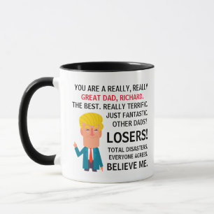 Je bent een echt geweldige papa Trump Meme aangepa Mok