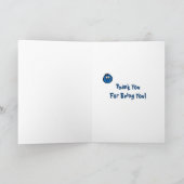 Je bent een echte blauwe vriend! kaart (Binnen)